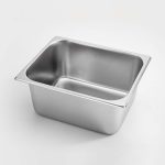 5-SOGA 6X Gastronorm GN Pan Full Size 1/2 GN Pan 15cm Deep Stainless Steel With Lid