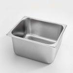 5-SOGA Gastronorm GN Pan Full Size 1/2 GN Pan 20cm Deep Stainless Steel Tray With Lid