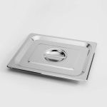 4-SOGA 2X Gastronorm GN Pan Full Size 1/2 GN Pan 20cm Deep Stainless Steel Tray With Lid