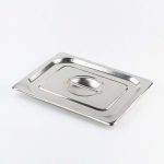 2-SOGA 6X Gastronorm GN Pan Lid Full Size 1/2 Stainless Steel Tray Top Cover