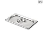 1-SOGA Gastronorm GN Pan Lid Full Size 1/3 Stainless Steel Tray Top Cover