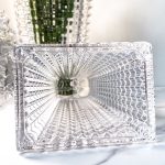 4-SOGA 22.5cm Handcrafted Clear Glass Vase