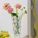 4-SOGA 29cm Glass Clear Vase Crystal VASE Thick Modern Home Decor