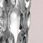 7-SOGA 30cm Glass Grey Vase Crystal VASE Thick Modern Home Decor
