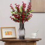 2-SOGA 33cm Glass Vase Grey with Beautiful glass Bubble Texture Art Vases