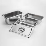 6-SOGA 12X Gastronorm GN Pan Full Size 1/1 GN Pan 2cm Deep Stainless Steel Tray