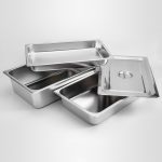 2-SOGA Gastronorm GN Pan Full Size 1/1 GN Pan 10cm Deep Stainless Steel Tray