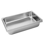 1-SOGA 2X Gastronorm GN Pan Full Size 1/1 GN Pan 10cm Deep Stainless Steel Tray