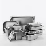 8-SOGA 4X Gastronorm GN Pan Full Size 1/1 GN Pan 15cm Deep Stainless Steel Tray