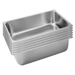 1-SOGA 6X Gastronorm GN Pan Full Size 1/1 GN Pan 20cm Deep Stainless Steel Tray