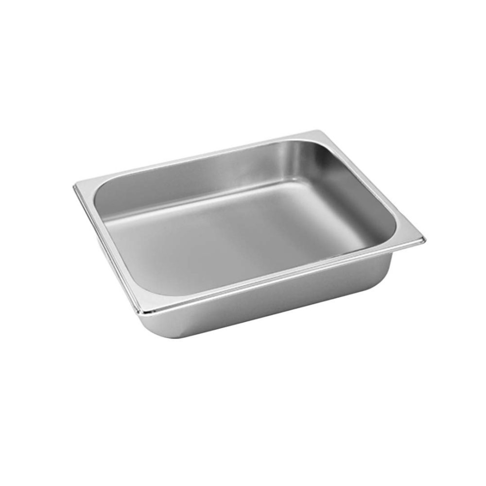 1-SOGA Gastronorm GN Pan Full Size 1/2 GN Pan 6.5cm Deep Stainless Steel Tray