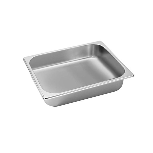 1-SOGA Gastronorm GN Pan Full Size 1/2 GN Pan 6.5cm Deep Stainless Steel Tray