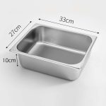 2-SOGA 12X  Gastronorm GN Pan Full Size 1/2 GN Pan 10cm Deep Stainless Steel Tray