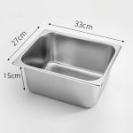 2-SOGA 4X Gastronorm GN Pan Full Size 1/2 GN Pan 15cm Deep Stainless Steel Tray