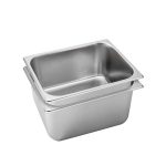 1-SOGA 2X Gastronorm GN Pan Full Size 1/2 GN Pan 20cm Deep Stainless Steel Tray