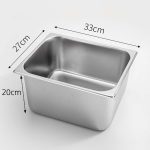 2-SOGA 6X Gastronorm GN Pan Full Size 1/2 GN Pan 20cm Deep Stainless Steel Tray