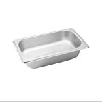 1-SOGA Gastronorm GN Pan Full Size 1/3 GN Pan 6.5 cm Deep Stainless Steel Tray