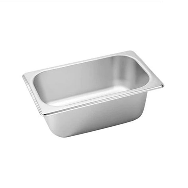 1-SOGA Gastronorm GN Pan Full Size 1/3 GN Pan 10cm Deep Stainless Steel Tray