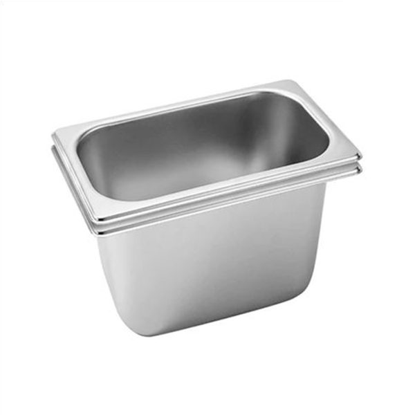 1-SOGA 2X Gastronorm GN Pan Full Size 1/3 GN Pan 20cm Deep Stainless Steel Tray