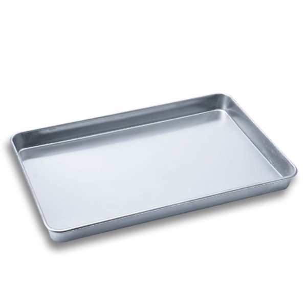 1-SOGA Aluminium Oven Baking Pan Cooking Tray for Baker Gastronorm 60*40*5cm