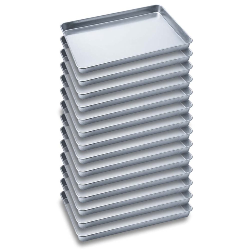 1-SOGA 14X Aluminium Oven Baking Pan Cooking Tray for Baker Gastronorm 60*40*5cm