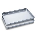 1-SOGA 2X Aluminium Oven Baking Pan Cooking Tray for Baker Gastronorm 60*40*5cm