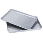 5-SOGA 2X Aluminium Oven Baking Pan Cooking Tray for Baker Gastronorm 60*40*5cm