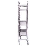 3-SOGA 2X Gastronorm Trolley 15 Tier Stainless Steel Bakery Trolley Suits GN 1/1 Pans