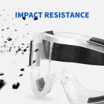 6-2X Clear Protective Eye Glasses Safety Windproof Lab Goggles Eyewear