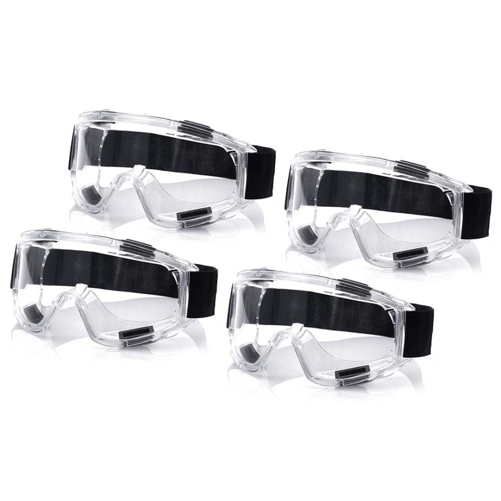 1-4X Clear Protective Eye Glasses Safety Windproof Lab Goggles Eyewear 1-4X Clear Protective Eye Glasses Safety Windproof Lab Goggles Eyewear