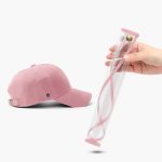 5-2X Outdoor Protection Hat Anti-Fog Pollution Dust Protective Cap Full Face HD Shield Cover Kids Pink