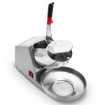 3-SOGA 2X Commercial 300W Dual Blade Electric Ice Shaver Machine Smoothie Maker