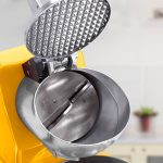 5-SOGA 2X Ice Shaver Electric Stainless Steel Ice Crusher Slicer Machine Commercial Yellow