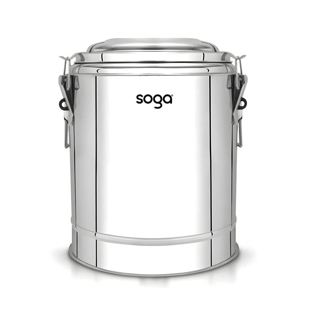 1-SOGA 50L Stainless Steel Insulated Stock Pot Hot & Cold Beverage Container