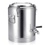 2-SOGA 12L Stainless Steel Insulated Stock Pot Dispenser Hot & Cold Beverage Container With Tap