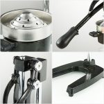 3-SOGA Commercial Manual Juicer Hand Press Juice Extractor Squeezer Orange Citrus Matte Black