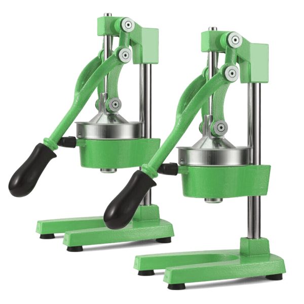 1-SOGA 2X Commercial Manual Juicer Hand Press Juice Extractor Squeezer Orange Citrus Green