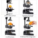 8-SOGA 2X Commercial Manual Juicer Hand Press Juice Extractor Squeezer Orange Citrus Green