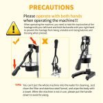 7-SOGA Commercial Manual Juicer Hand Press Juice Extractor Squeezer Citrus Orange