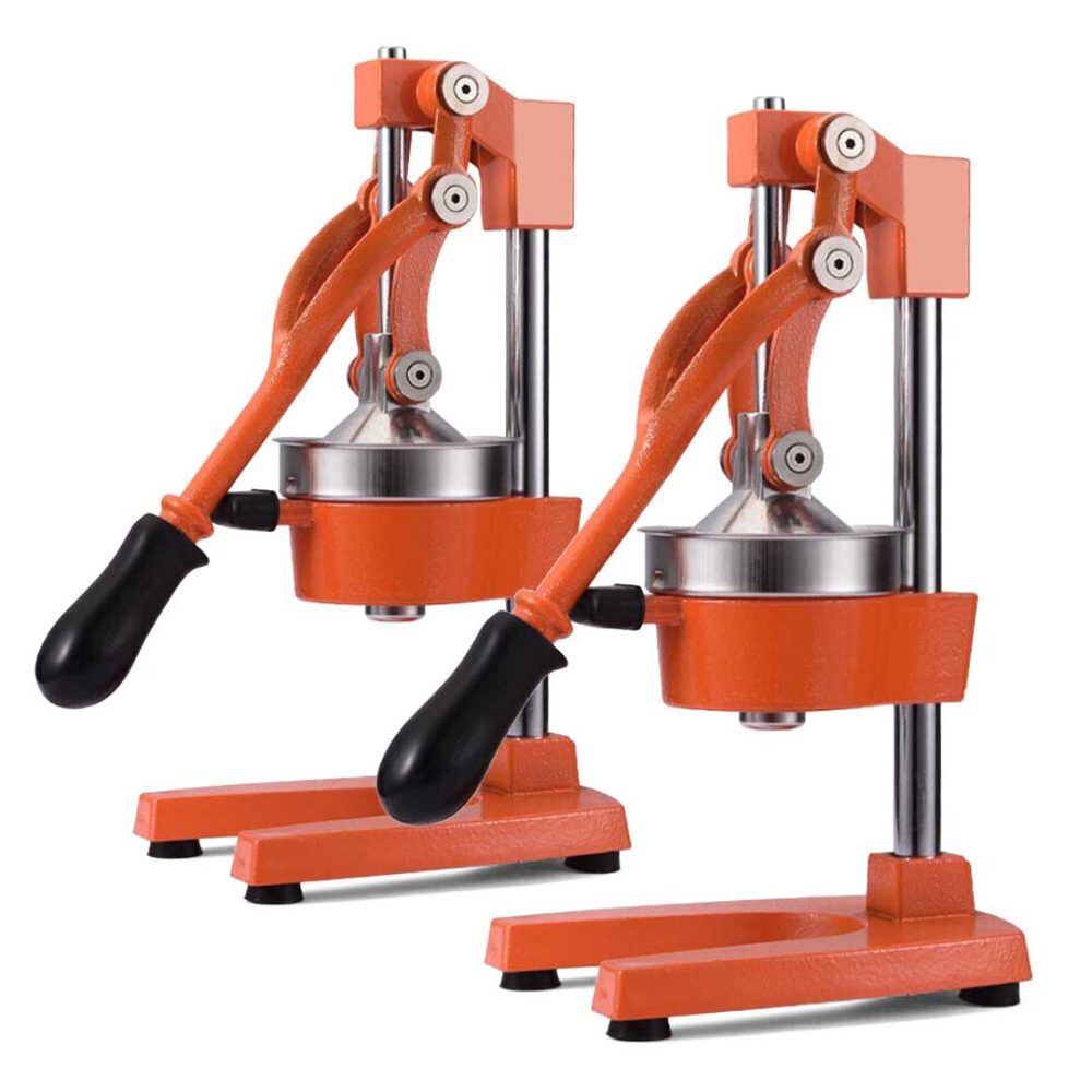 1-SOGA 2X Commercial Manual Juicer Hand Press Juice Extractor Squeezer Citrus