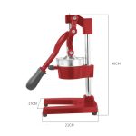 5-SOGA 2X Commercial Manual Juicer Hand Press Juice Extractor Squeezer Orange Citrus Red