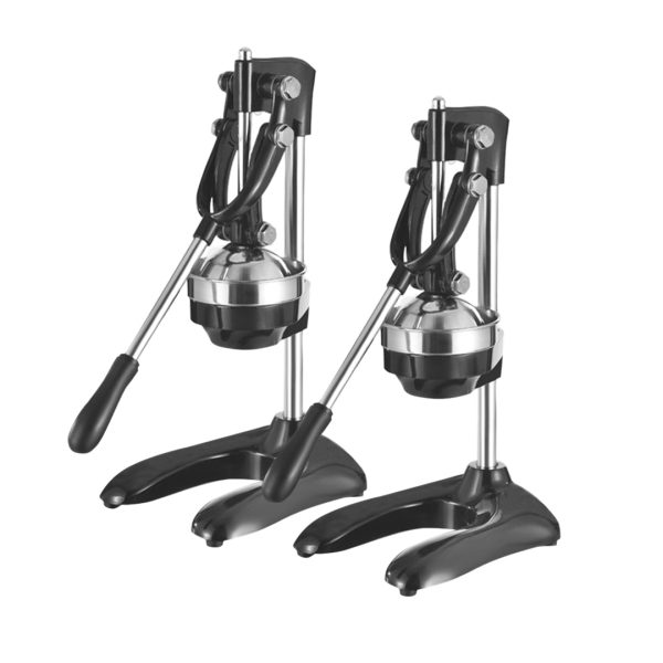 1-SOGA 2X Stainless Steel Manual Juicer Hand Press Juice Extractor Squeezer Lemon Orange Citrus Black