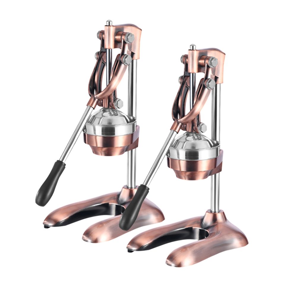 1-SOGA 2X Stainless Steel Manual Juicer Hand Press Juice Extractor Squeezer Lemon Orange Citrus Gold