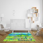 Educational Baby Theme Park Area Rugs