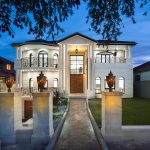 5-Vintage Lamp 2X 50.8cm Elegant Post Light with Aluminum and Glass Lantern Classic Outdoor Lighting