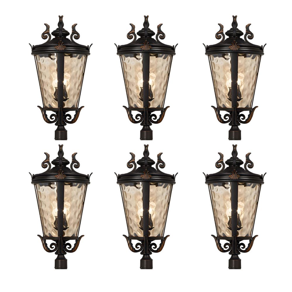 1-Vintage Lantern 6X 71.2cm Wall Lamp Modern Aluminum & Glass Wall Light Classic Outdoor Sconce Decorative Exterior Lighting