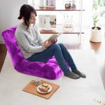 8-SOGA 4X Floor Recliner Folding Lounge Sofa Futon Couch Folding Chair Cushion Purple