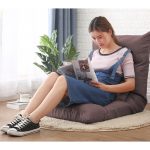 5-SOGA Lounge Floor Recliner Adjustable Lazy Sofa Bed Folding Game Chair Coffee