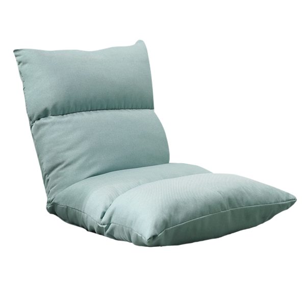 1-SOGA Lounge Floor Recliner Adjustable Lazy Sofa Bed Folding Game Chair Mint Green
