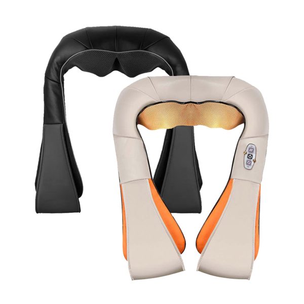 1-SOGA 2X Electric Kneading Back Neck Shoulder Massage Arm Body Massager Black/White